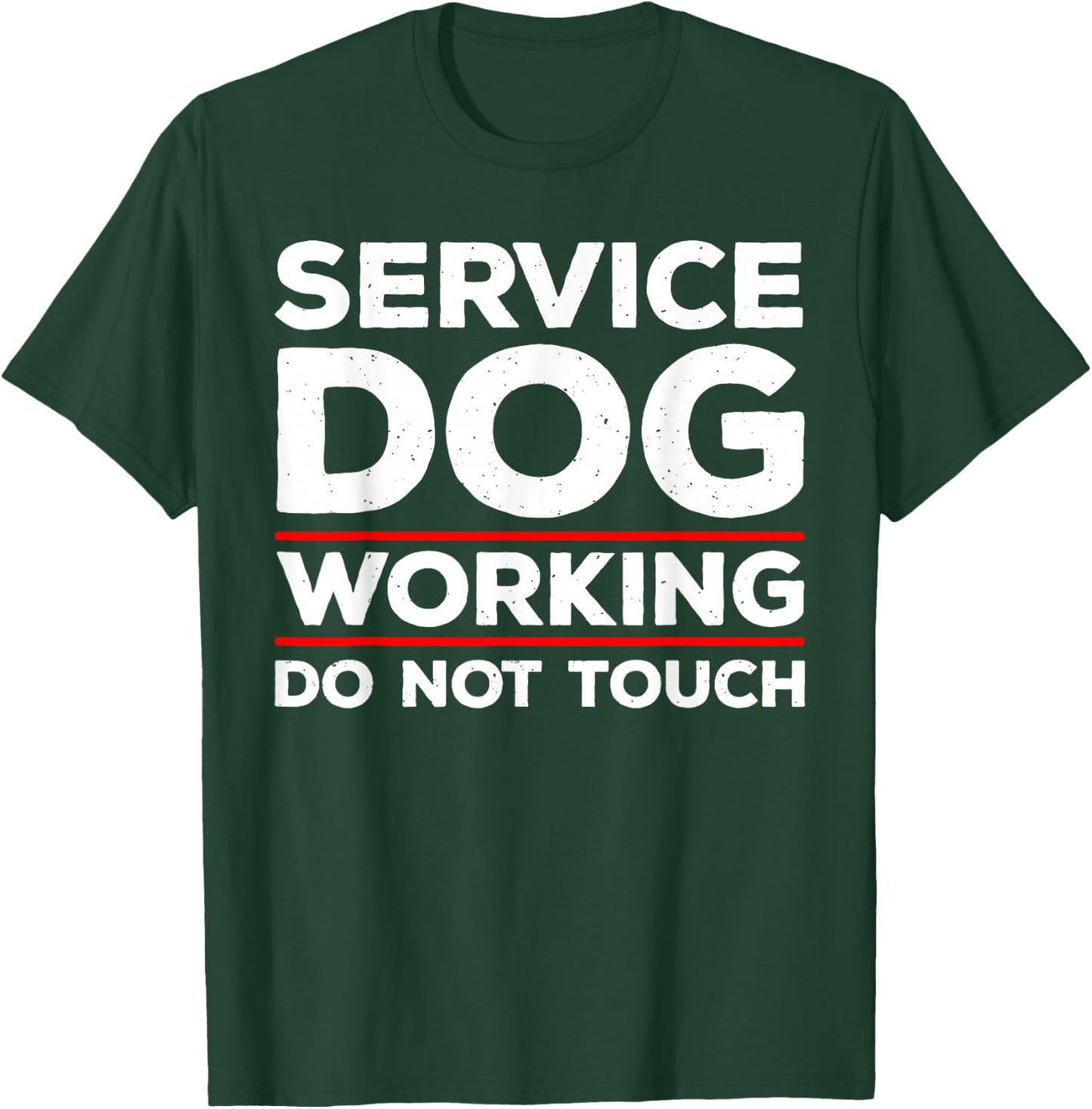 Funny Service Dog Design Women Service Dog Trainer T-Shirt - T-Shirt | Forest