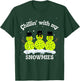 Christmas Pickleball Snowmen, Chillin' With my SNOWMIES T-Shirt - T-Shirt | Forest
