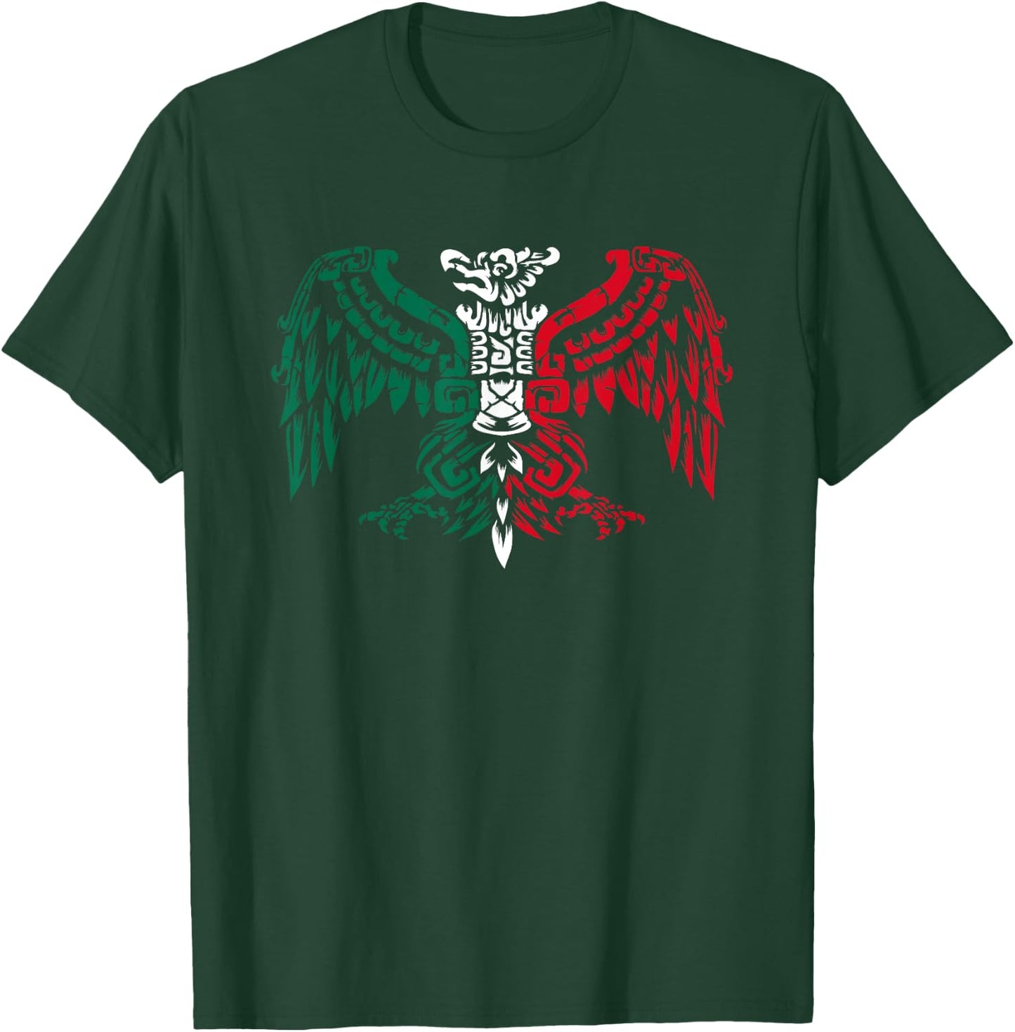 Aztec Eagle Warrior - Aztec Eagle Knight - Mexican Roots T-Shirt - T-Shirt | Forest