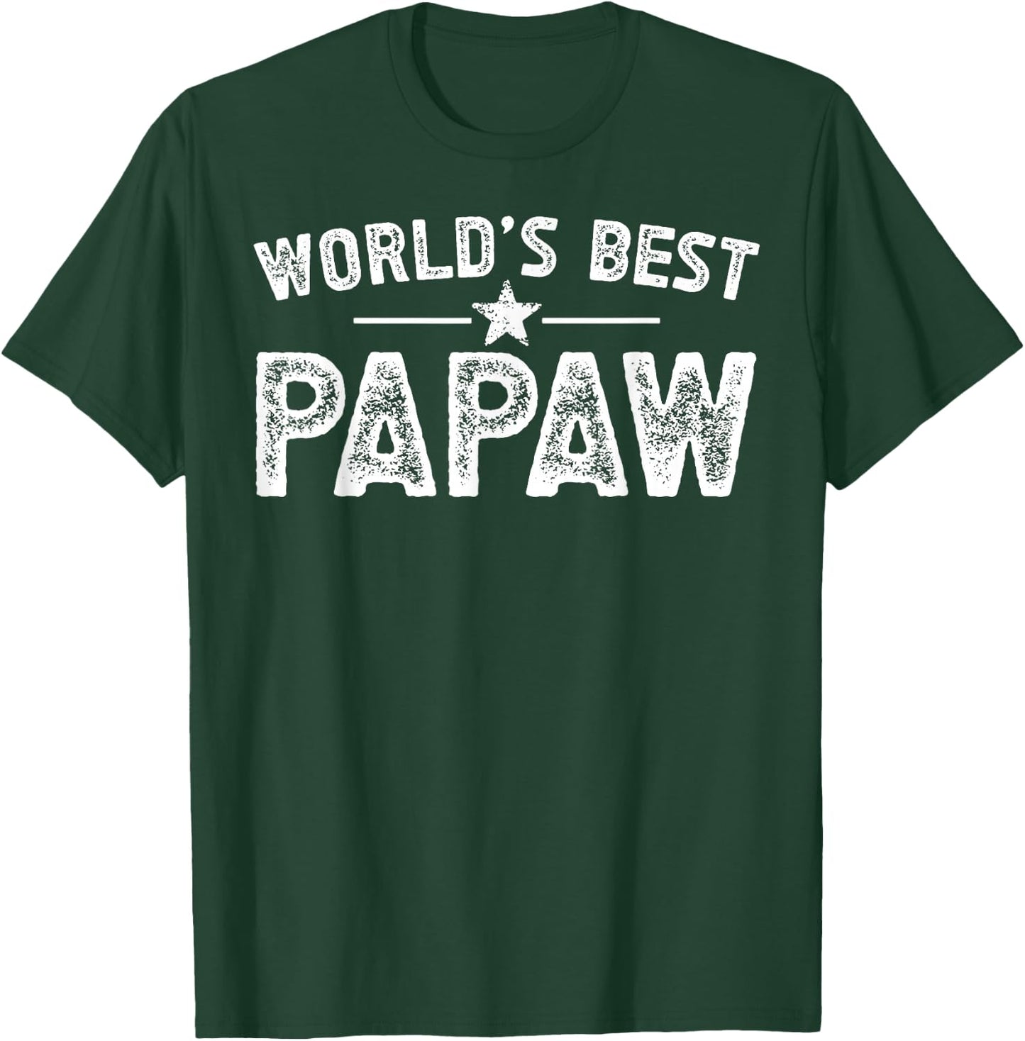 World's Best Papaw Grandpa Papaw Grandfather T-Shirt - T-Shirt | Forest