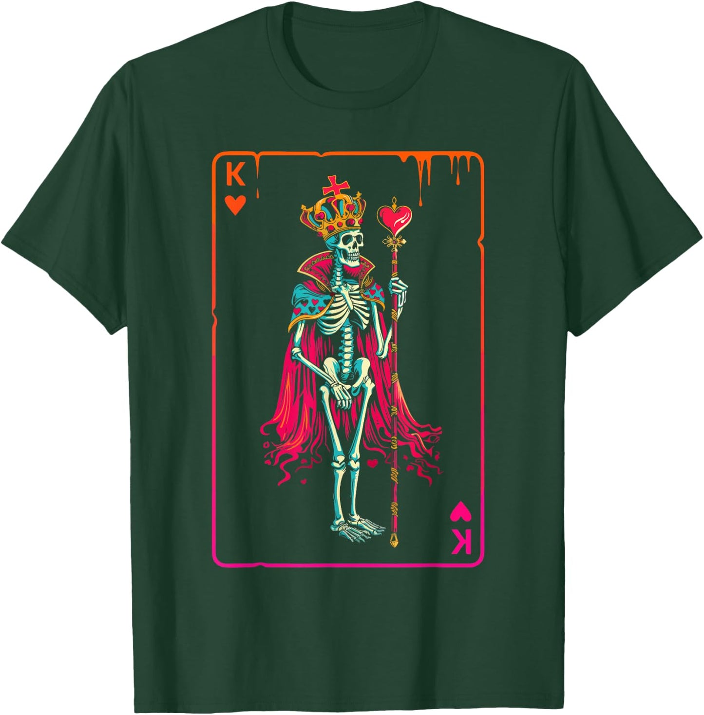 King of Hearts Halloween Costume Valentines Poker Couple Set T-Shirt - T-Shirt | Forest