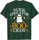 Nurse Educator Boo Crew - Nurse Instructor Halloween Ghost T-Shirt - T-Shirt | Forest