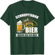 with Snupftabak und Bier um um Ich Here Funny Priis Design, black T-Shirt - T-Shirt | Forest