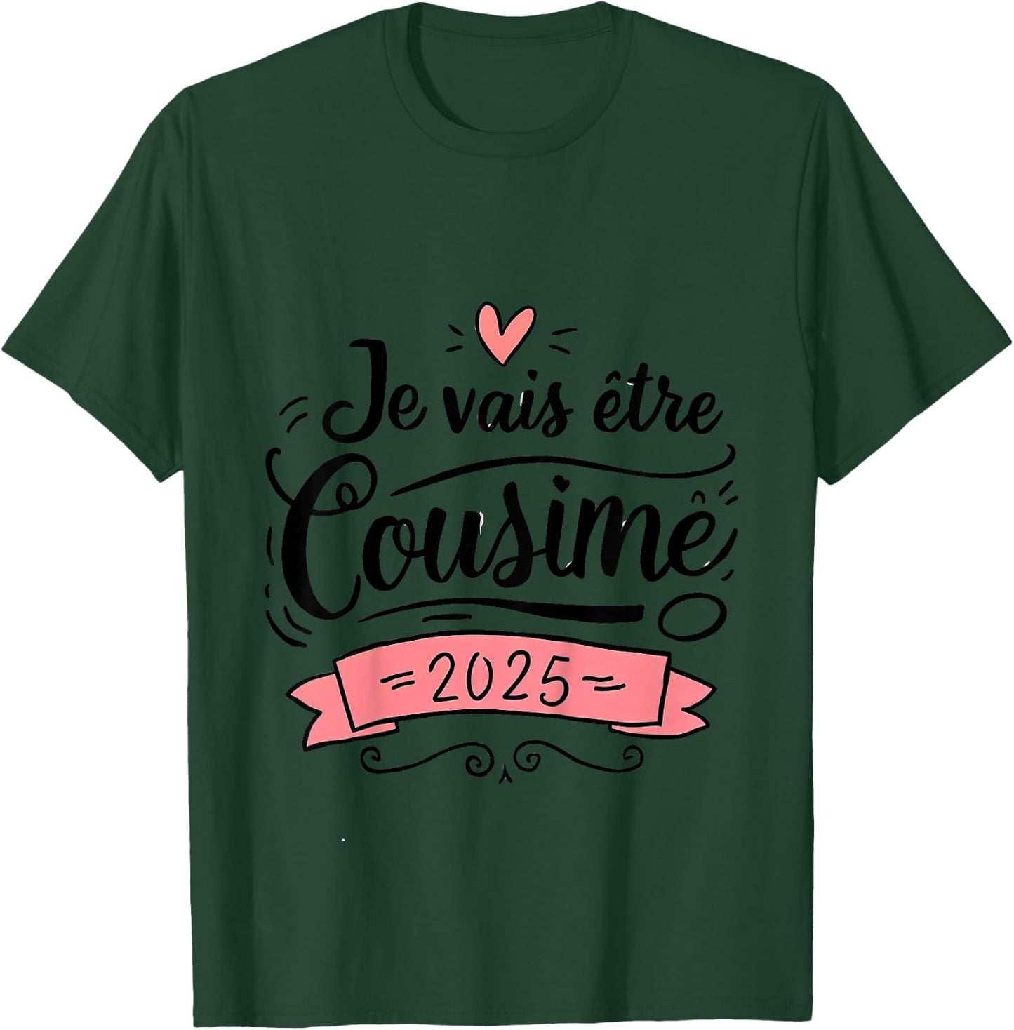 Child I Will Be Cousin 2025 Announcement Pregnancy Future Cousin , white, 2 T-Shirt - T-Shirt | Forest