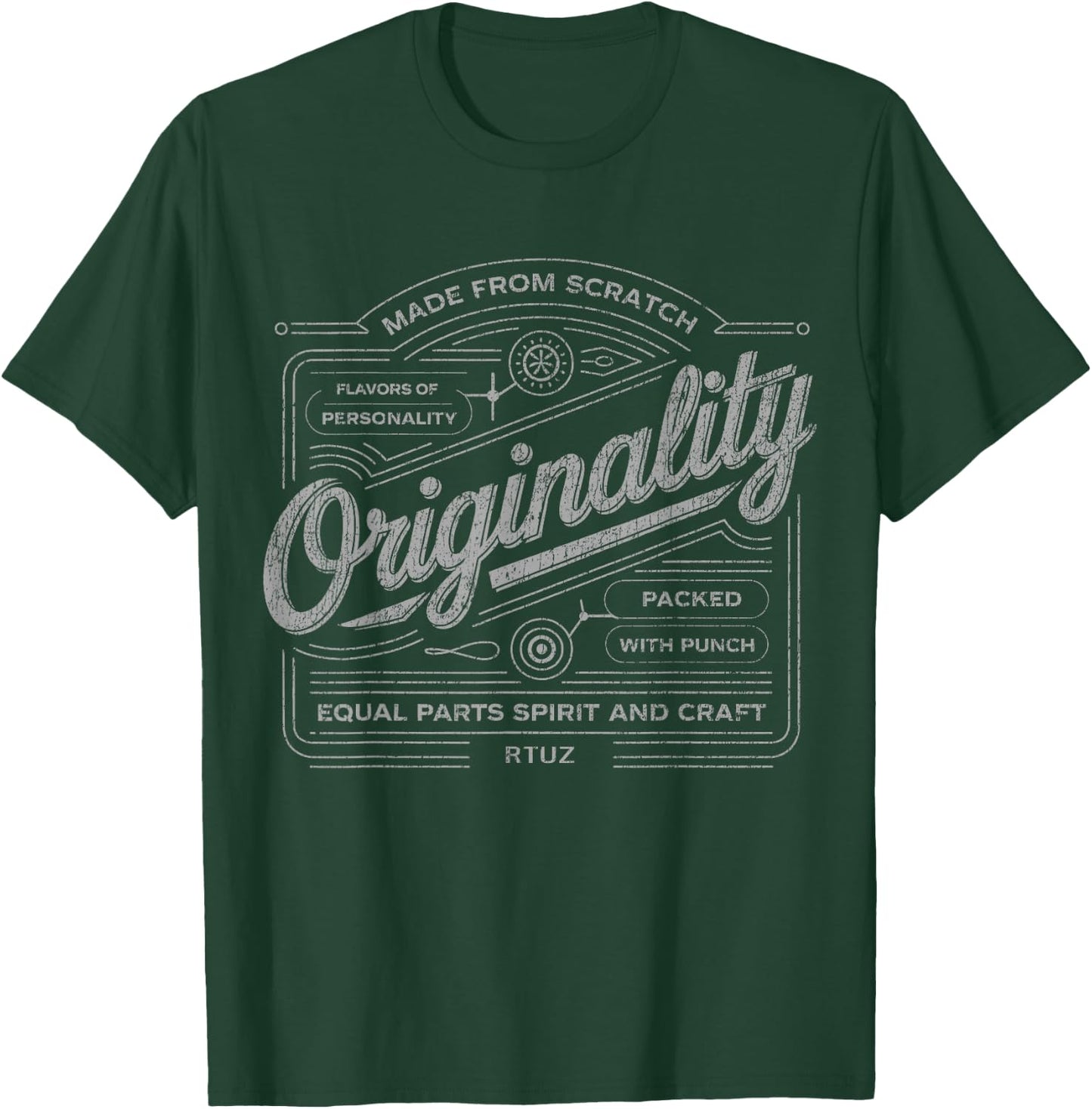 Modern Hip Hop Y2K Vintage Hipster Edgy Urban Streetwear T-Shirt - T-Shirt | Forest