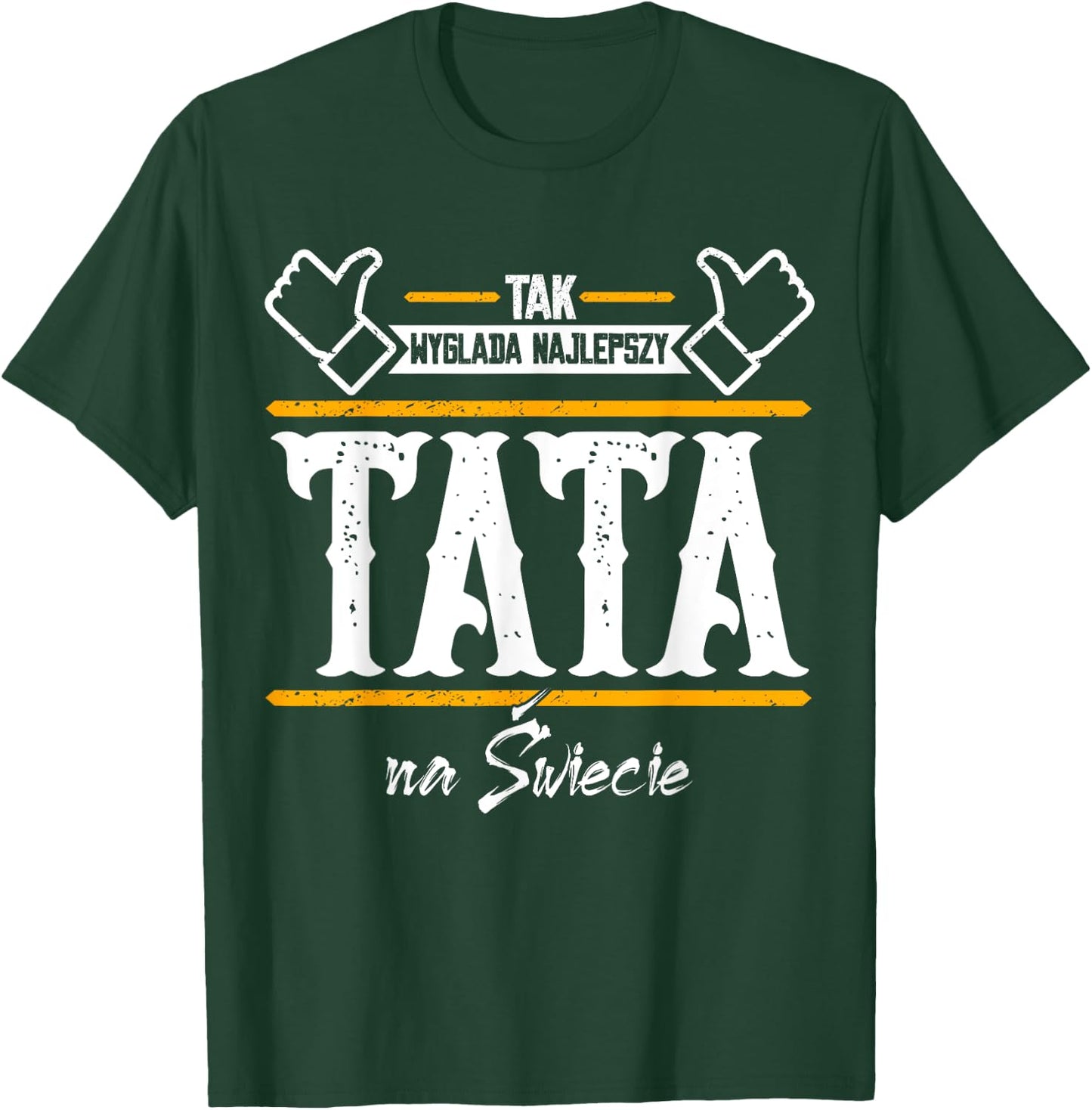 Papa Tak Wyglada najlepszy tata na swiecie Bester Vater Tata T-Shirt - T-Shirt | Forest