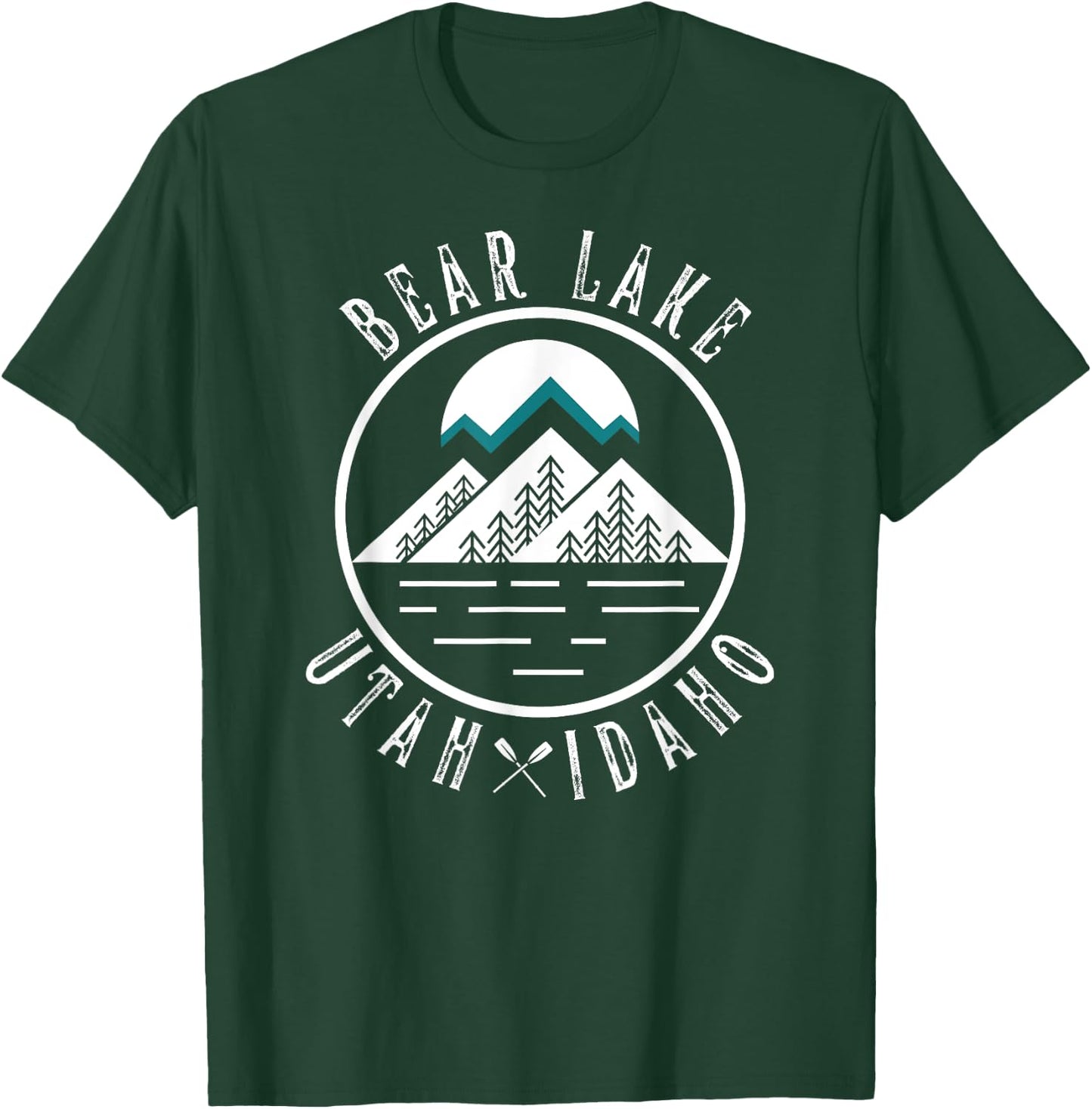 Bear Lake Utah Idaho Camping Boating T-Shirt - T-Shirt | Forest