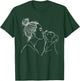 Staffordshire Bull Terrier Mom Dog Art Mother's Day T-Shirt - T-Shirt | Forest
