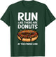 Funny Running Women Donut Finish Line Marathon T-Shirt - T-Shirt | Forest