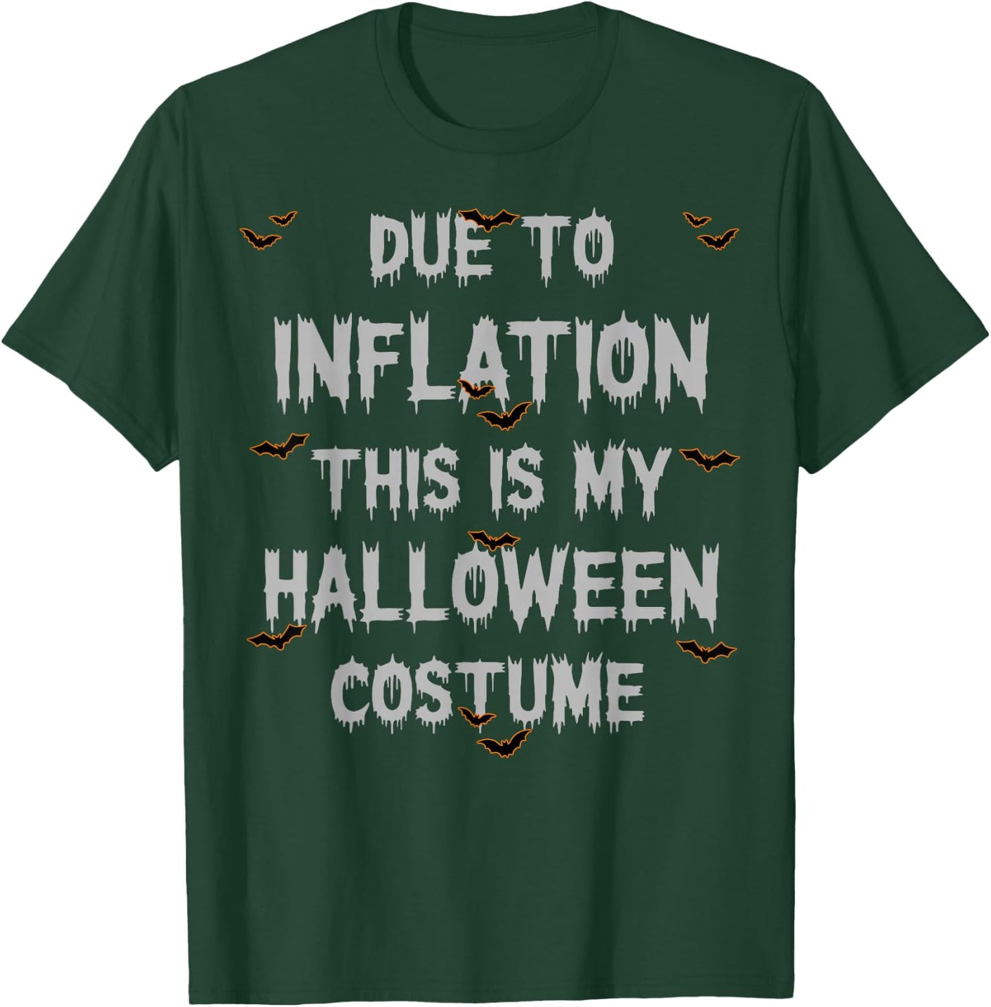 Due to Inflation This is My Halloween Costume Couples T-Shirt - T-Shirt | Forest