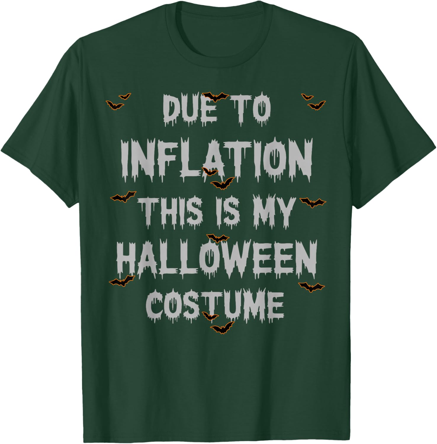 Due to Inflation This is My Halloween Costume Couples T-Shirt - T-Shirt | Forest