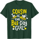 Cousin of The Bee-Day Girl Birthday Party Matching Family T-Shirt - T-Shirt | Forest