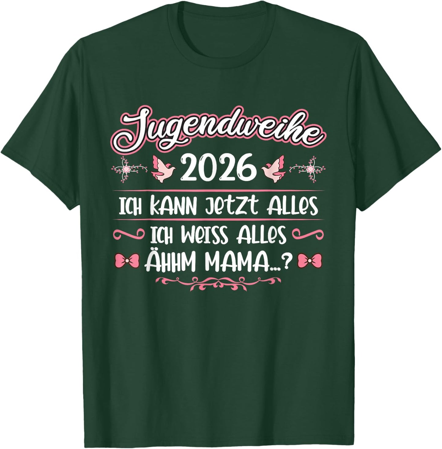 Jugendweihe 2026 Mädchen Junge T-Shirt - T-Shirt | Forest