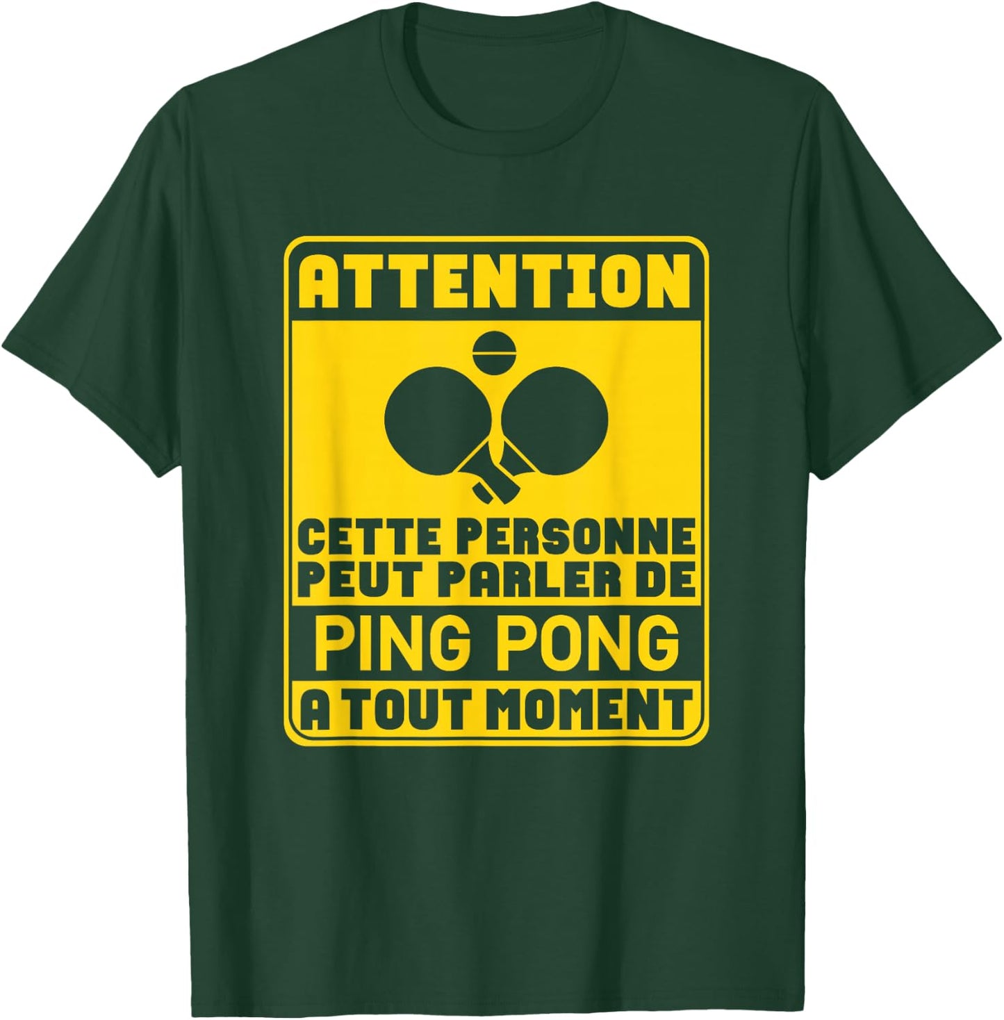 can talk about Ping Pong Table Tennis Pongiste Humor T-Shirt - T-Shirt | Forest