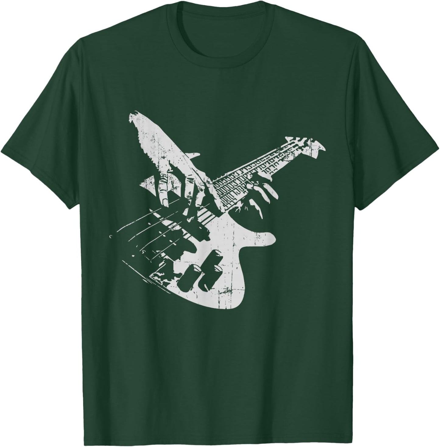 Bass Guitarist Vintage Gift Bass Player , Black, S T-Shirt - T-Shirt | Forest
