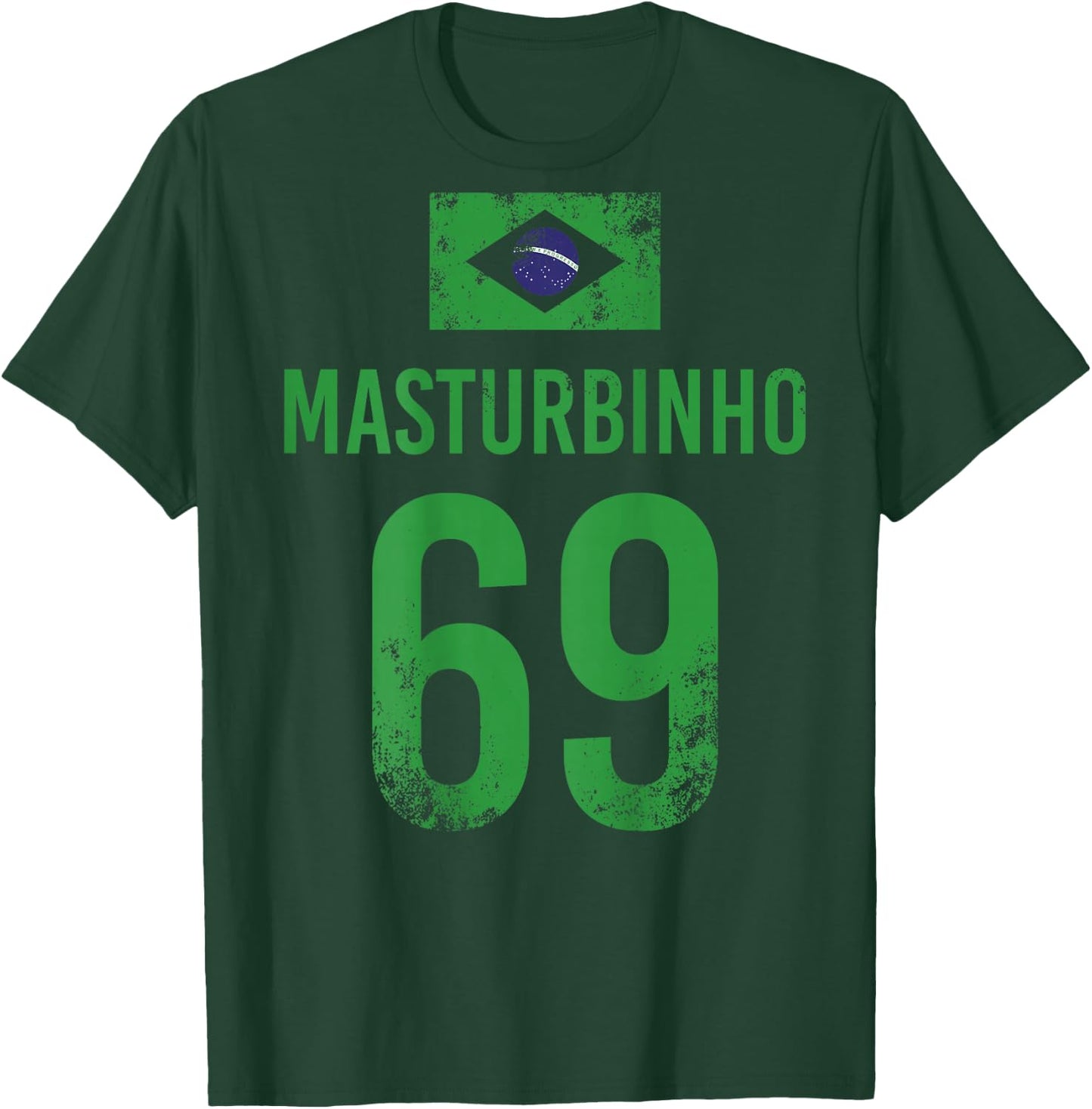 Brazil Football Name Masturbinho Fan , yellow T-Shirt - T-Shirt | Forest