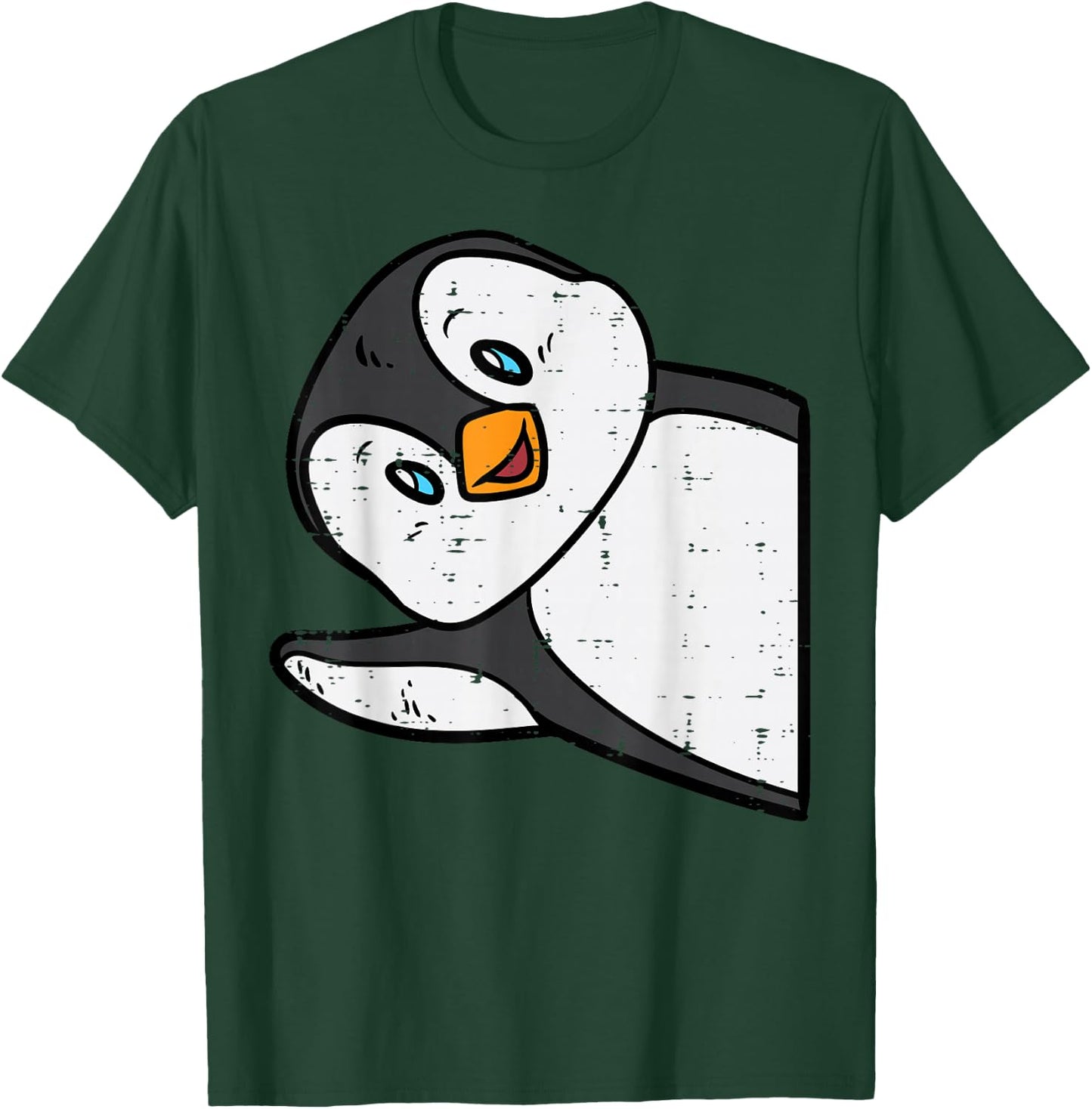 Emperor Penguin Wave Cute Boys Girls Kids Toddler Women Men T-Shirt - T-Shirt | Forest