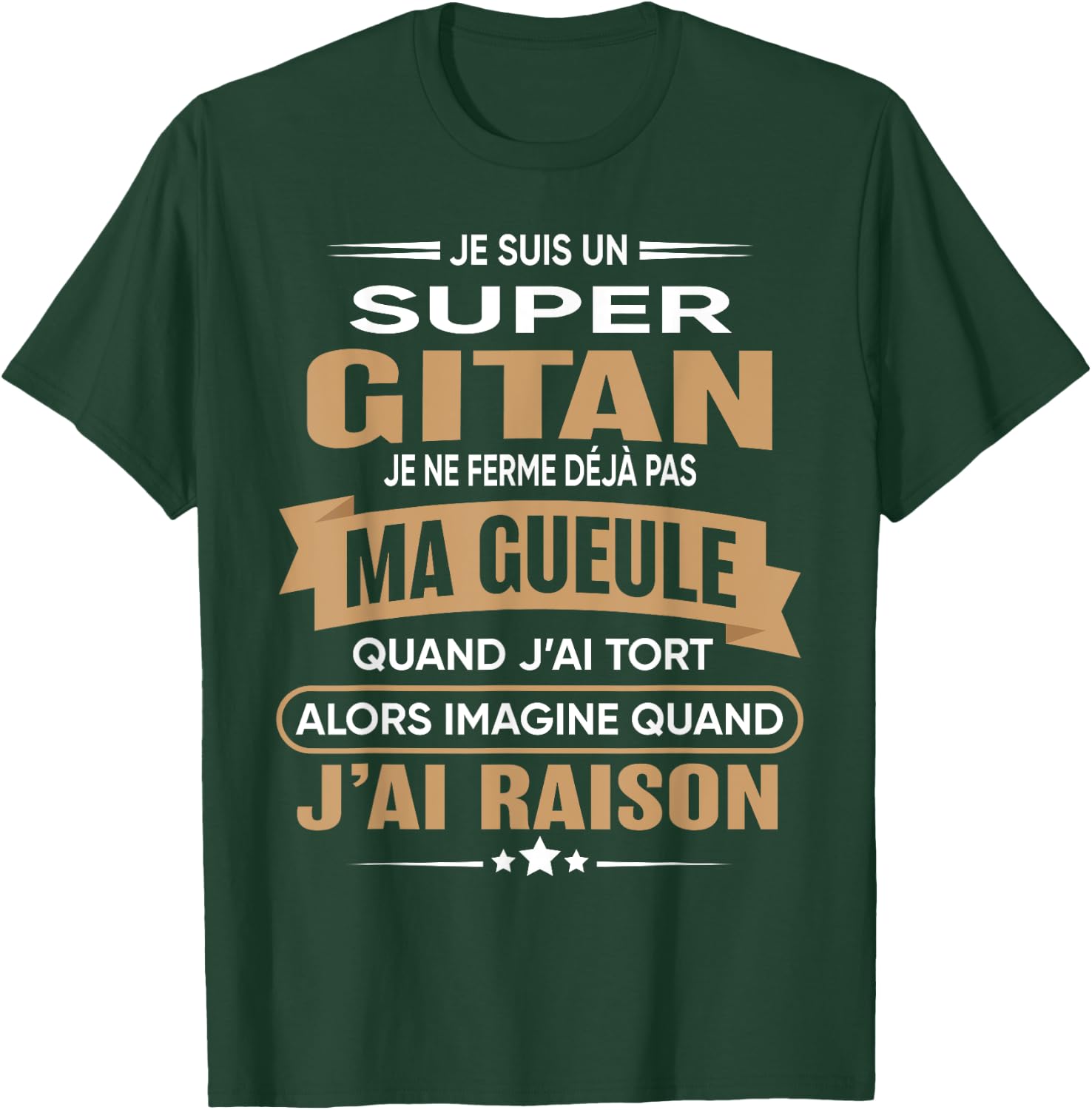 Super Gypsy I Close My Mouth Humor Gypsy , Black, S T-Shirt - T-Shirt | Forest