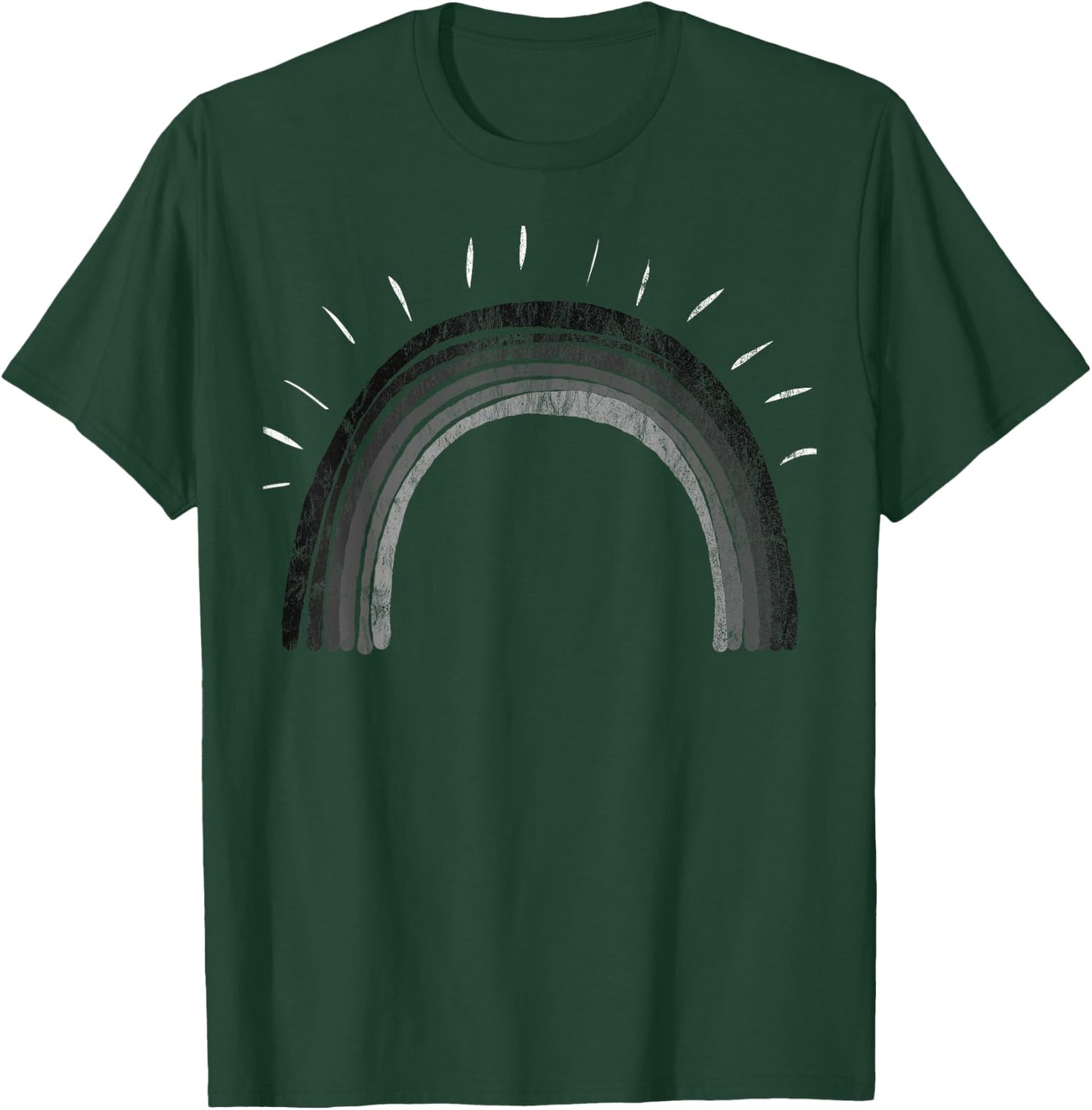 Alternative Dark Gothic Rainbow Shirt Goth Rock Apparel T-Shirt - T-Shirt | Forest