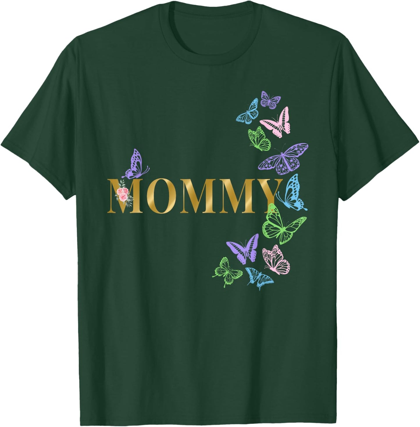 Mommy of The Birthday Girl Butterfly Party Matching Family T-Shirt - T-Shirt | Forest