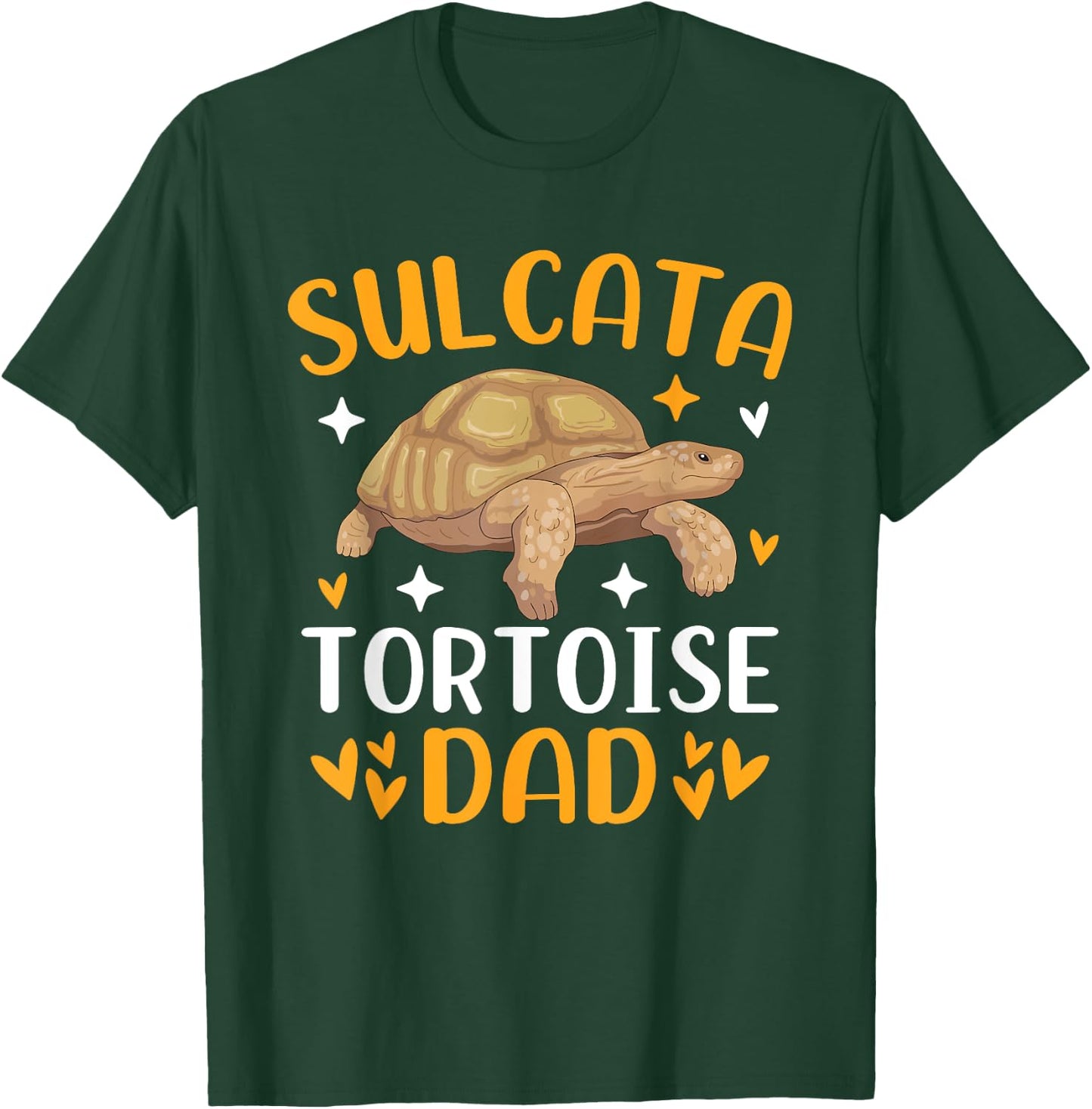 Father Reptile Tortoise Species - Sulcata Tortoise Dad T-Shirt - T-Shirt | Forest