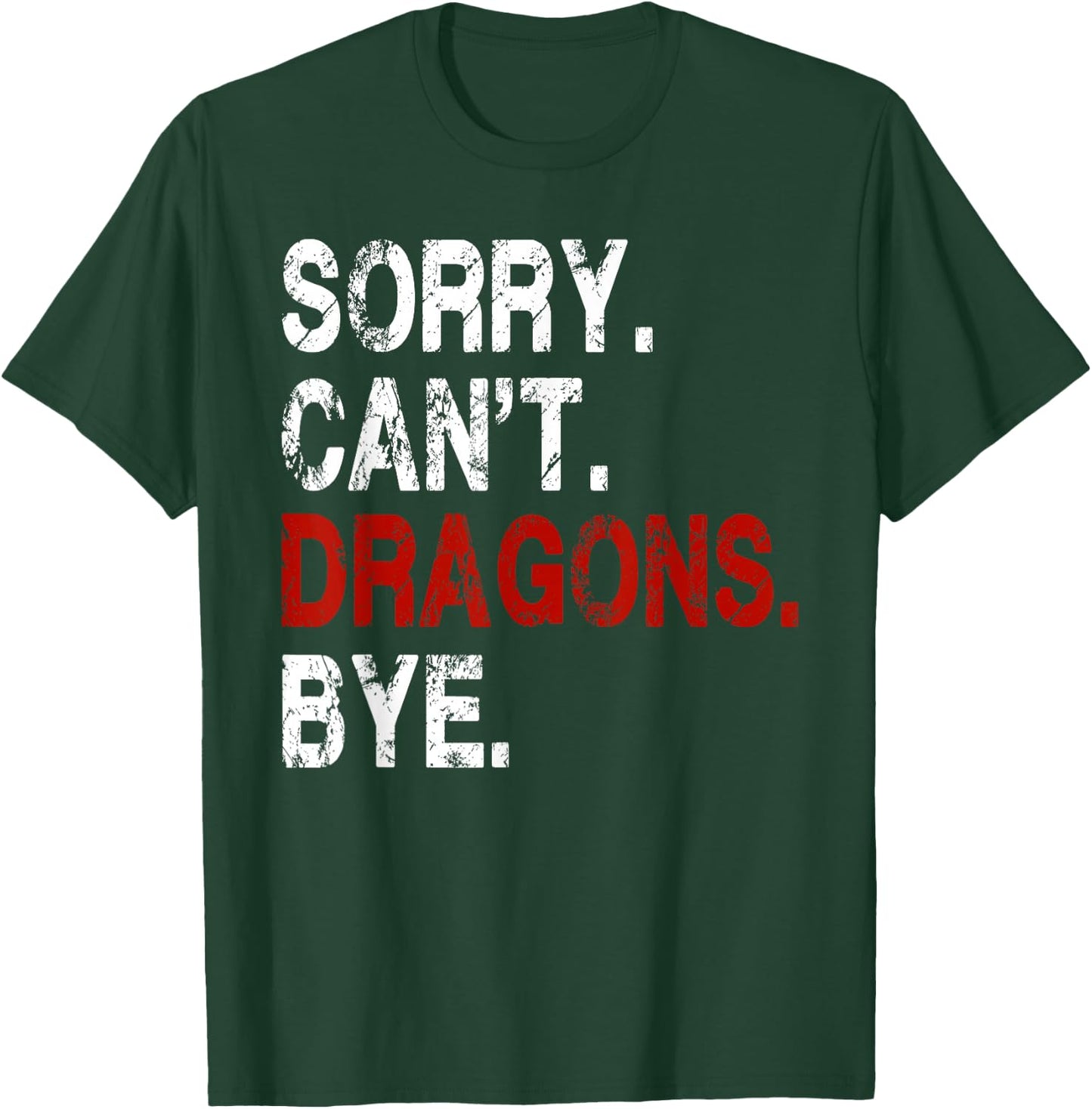 Funny Dragon Women Boys or Girls T-Shirt - T-Shirt | Forest
