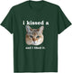 I Kissed a Cat and I Liked it Funny Novelty Design Women Girls Kids T-Shirt - T-Shirt | Forest