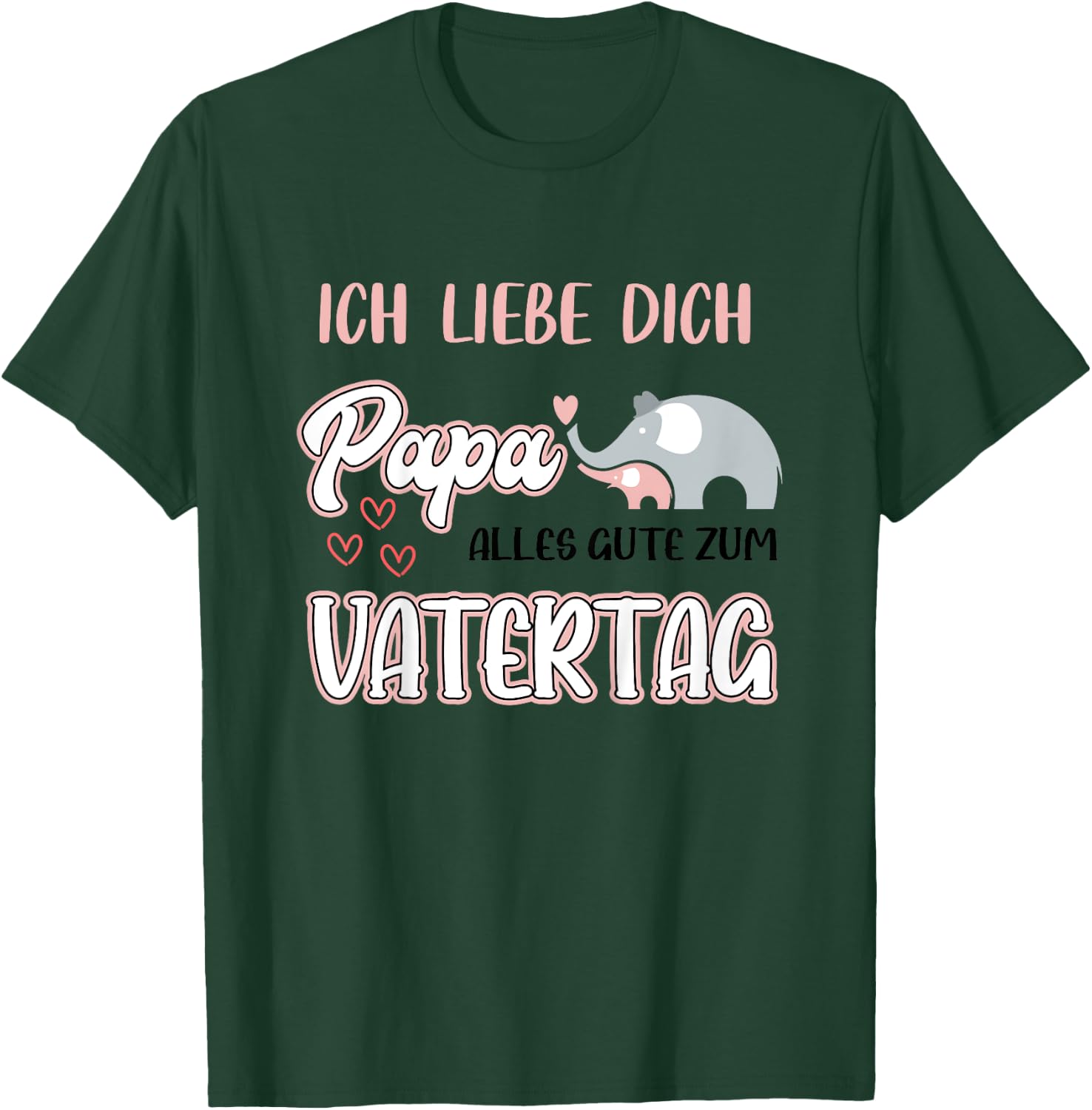 Kinder ich liebe dich papa alles gute zum vatertag T-Shirt - T-Shirt | Forest