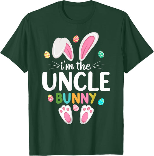 I'm The Uncle Bunny Matching Family Easter T-Shirt - T-Shirt | Forest