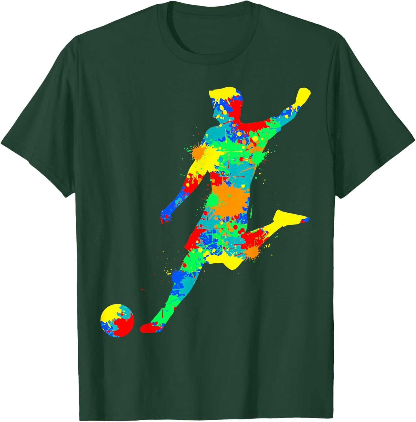 Fußball Fußballer Jungen Kinder T-Shirt - T-Shirt | Forest