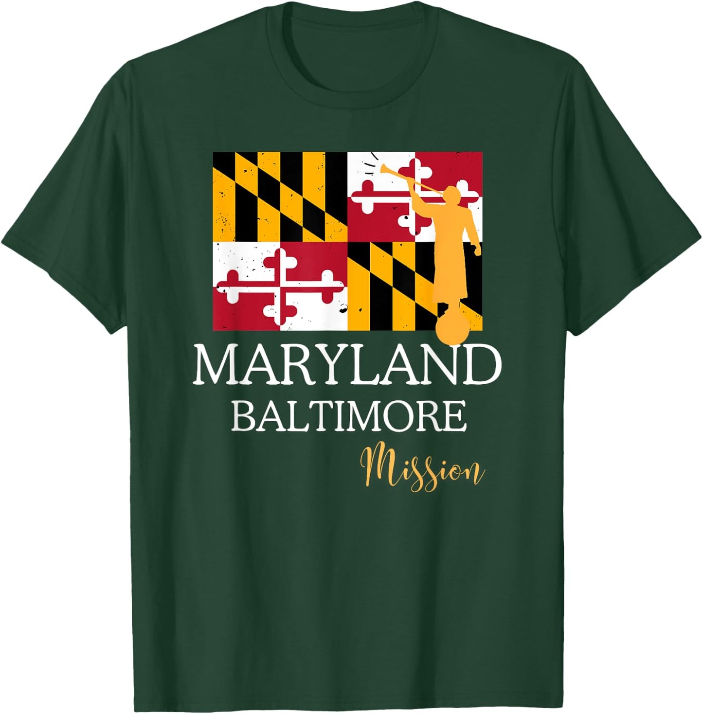 Maryland Baltimore Mormon LDS Mission Missionary T-Shirt - T-Shirt | Forest