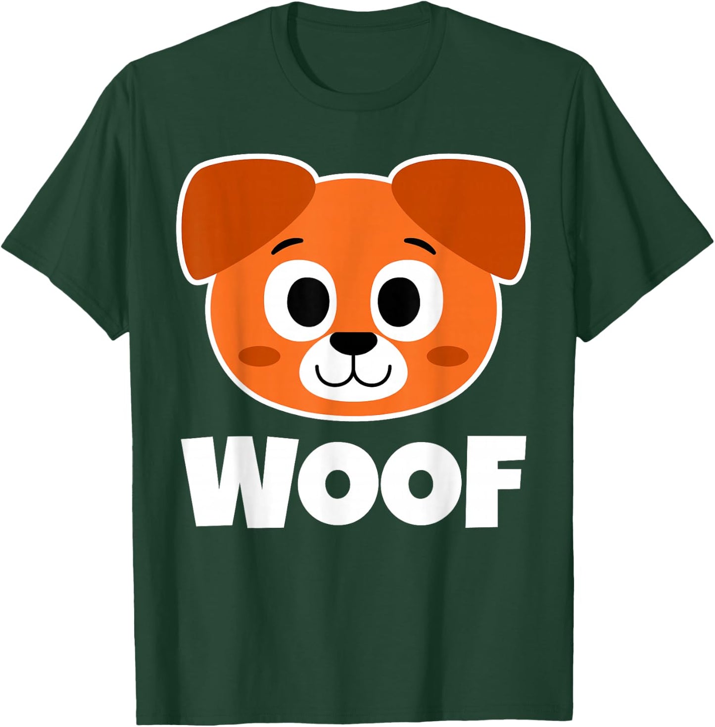 WOOF Puppies Stuff | Puppy Dog Stuff | Kids Puppy T-Shirt - T-Shirt | Forest