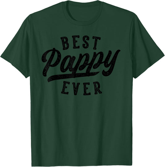 Pappy Gifts From Grandkids Best Pappy Ever Father's Day T-Shirt - T-Shirt | Forest