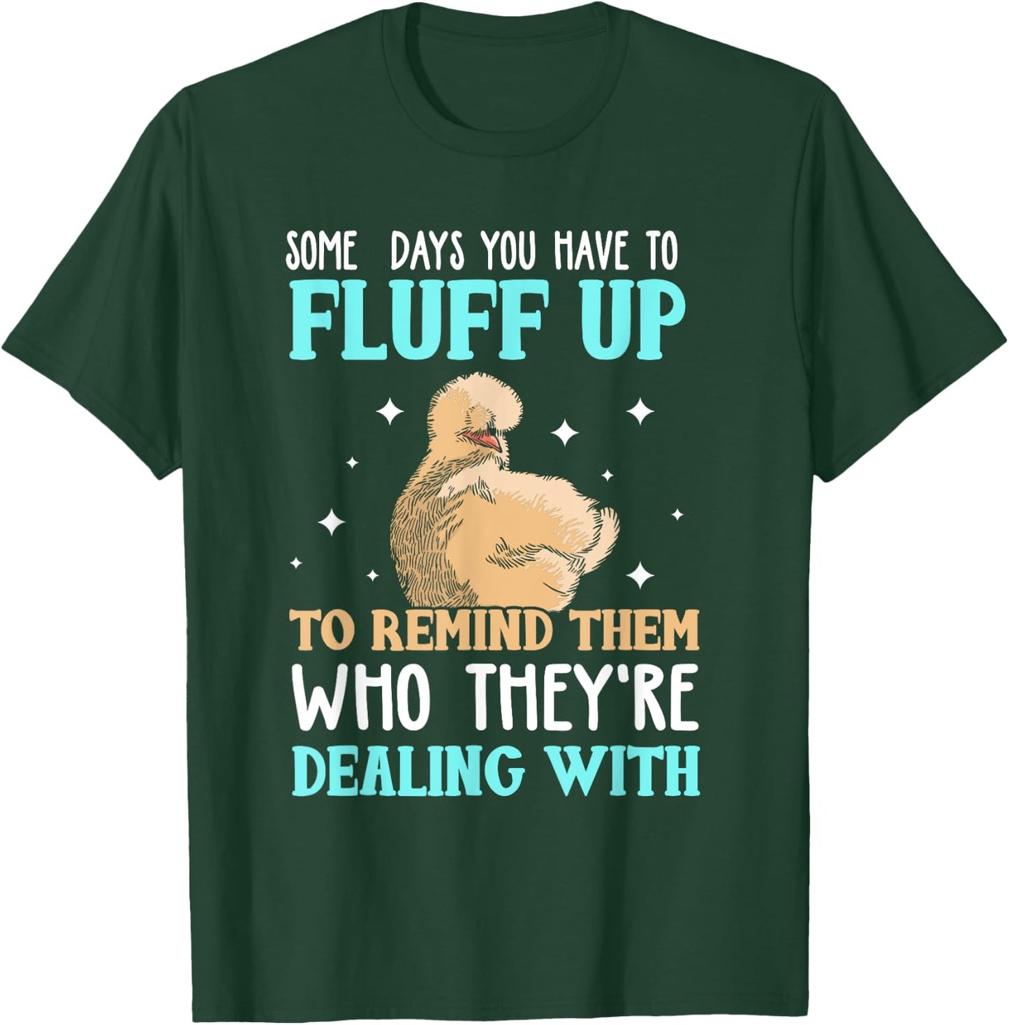 Silkie chicken T-Shirt - T-Shirt | Forest