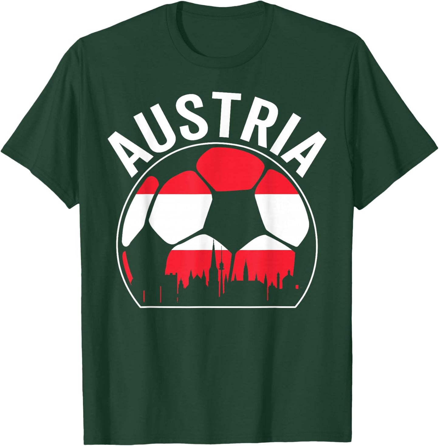Österreich Fußballmannschaft Spieler Fan Souvenir Galerie T-Shirt - T-Shirt | Forest