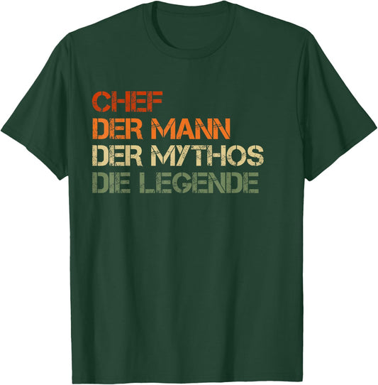 Chef - der Mann, der Mythos, die Legende T-Shirt - T-Shirt | Forest