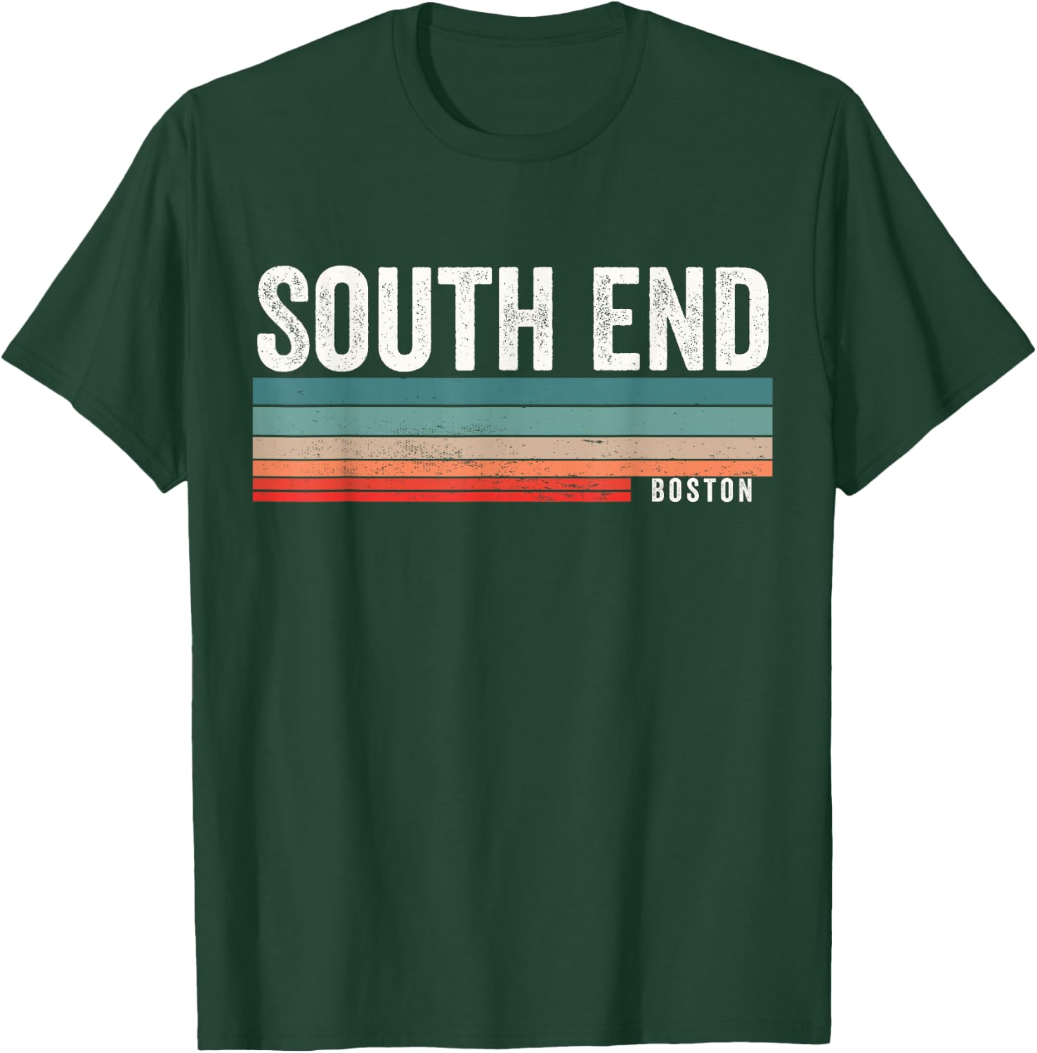 South End Boston Massachusetts, South End T-Shirt - T-Shirt | Forest