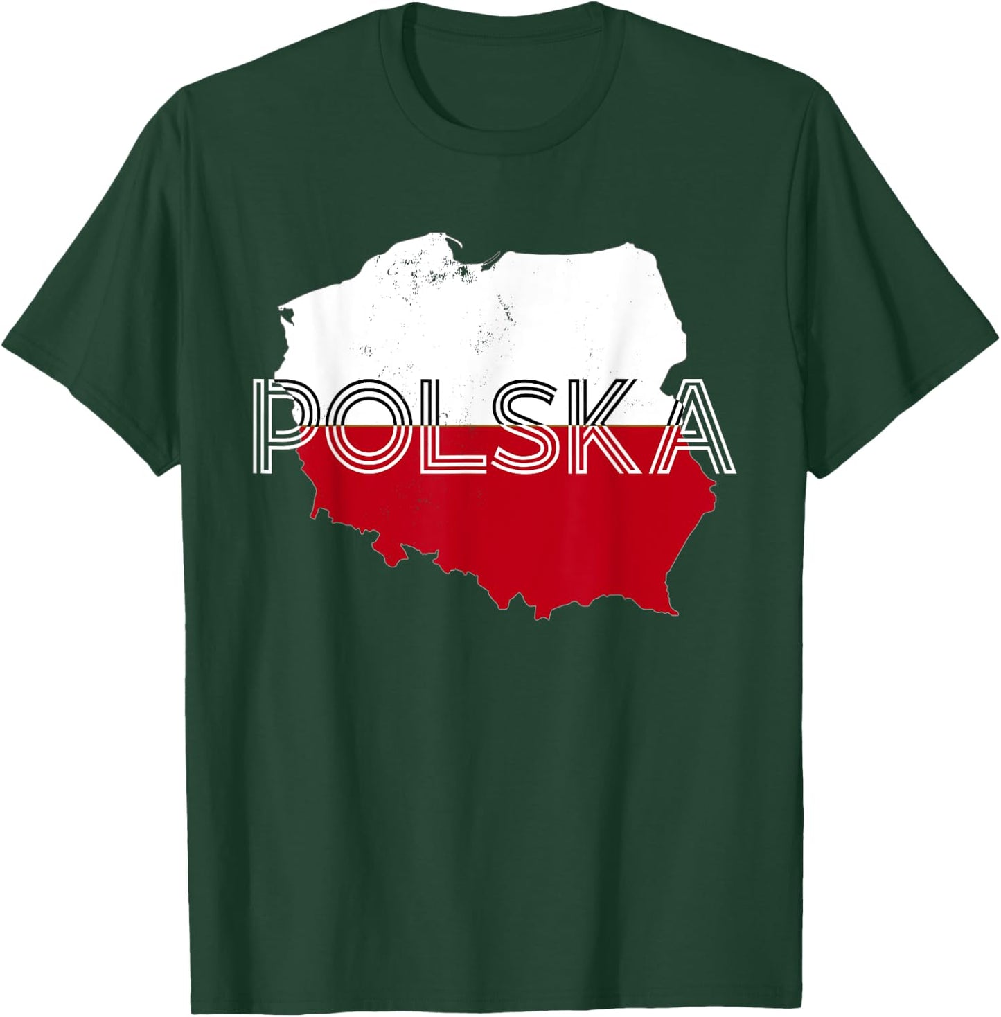 Poland For Gift Poland Poland Warsaw Flag , Black, S T-Shirt - T-Shirt | Forest