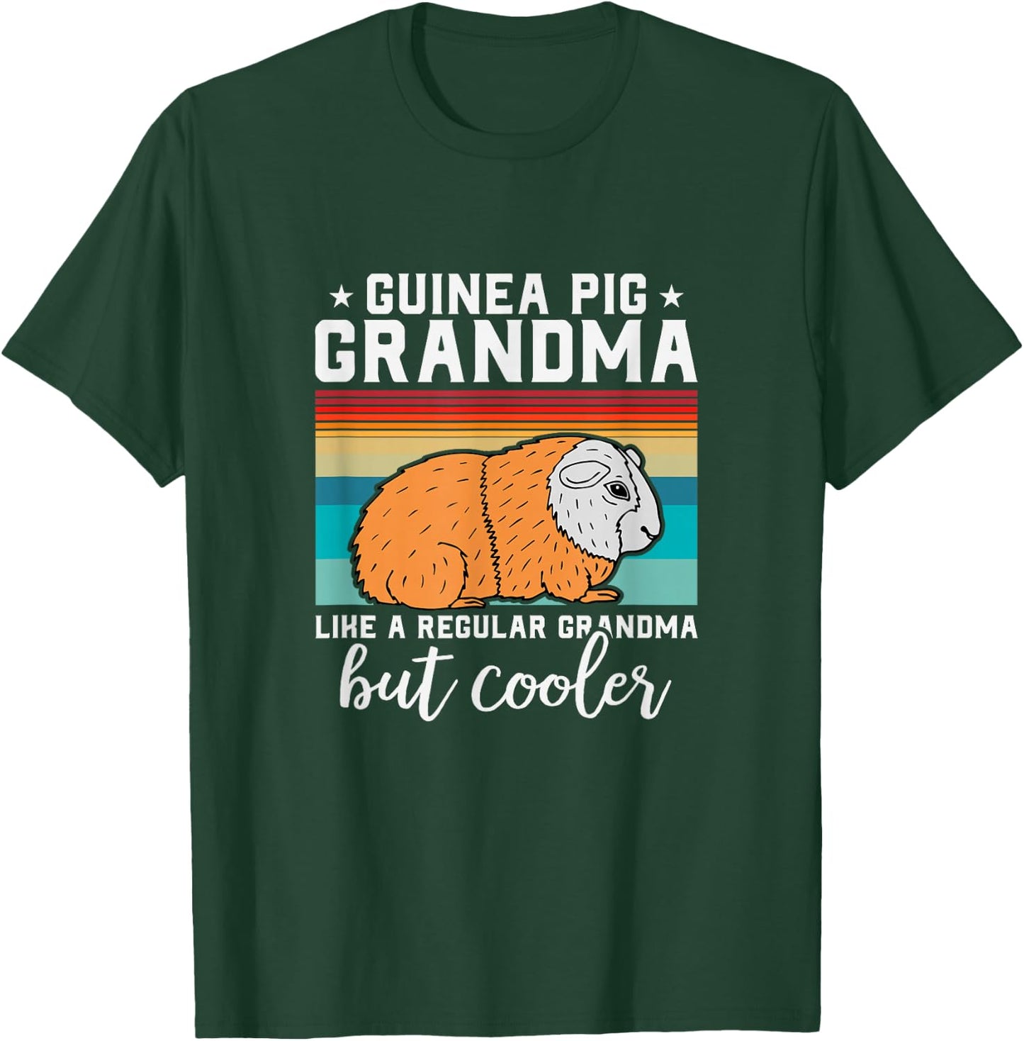 Guinea Pig Grandma Guinea Pig Lovers T-Shirt - T-Shirt | Forest