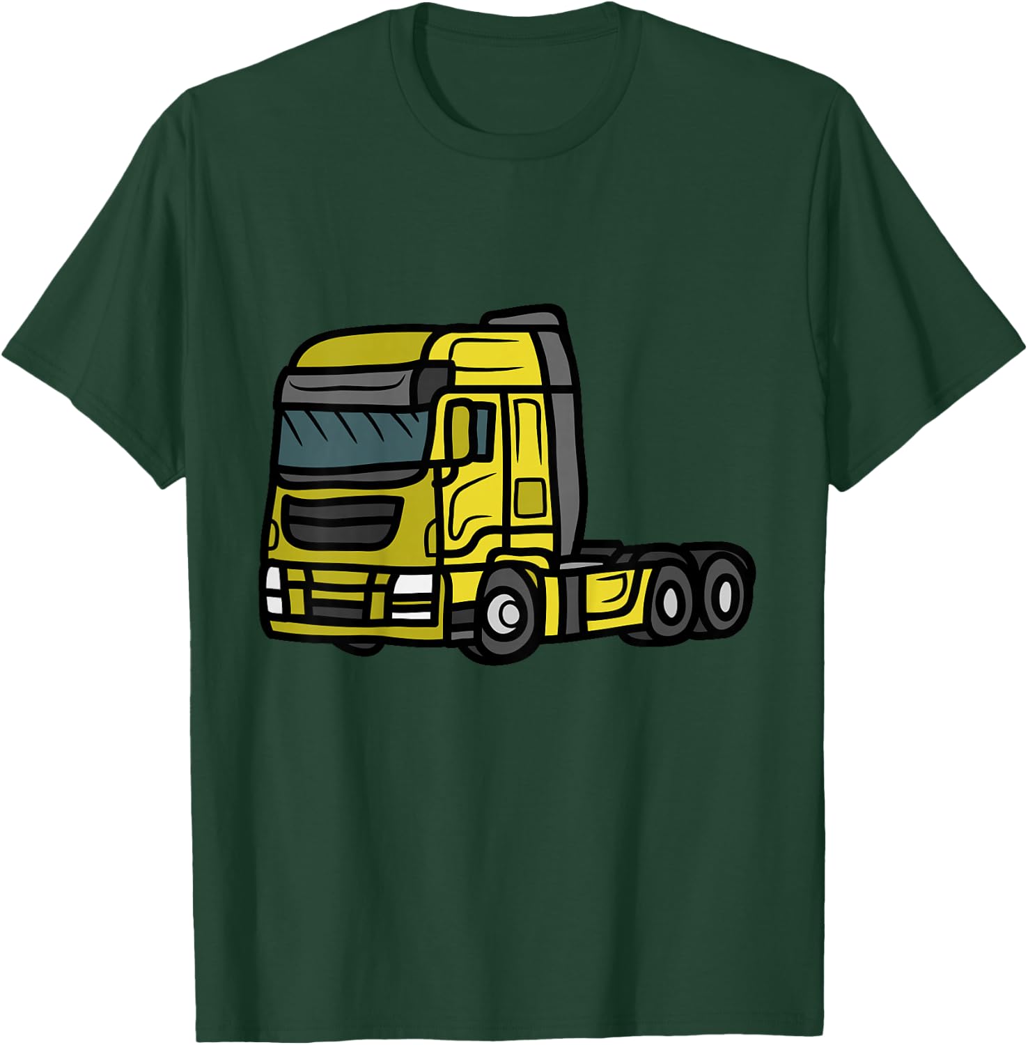 Truck Kinder LKW Shirt Kinder Diesel LKW Liebhaber Jungen T-Shirt - T-Shirt | Forest