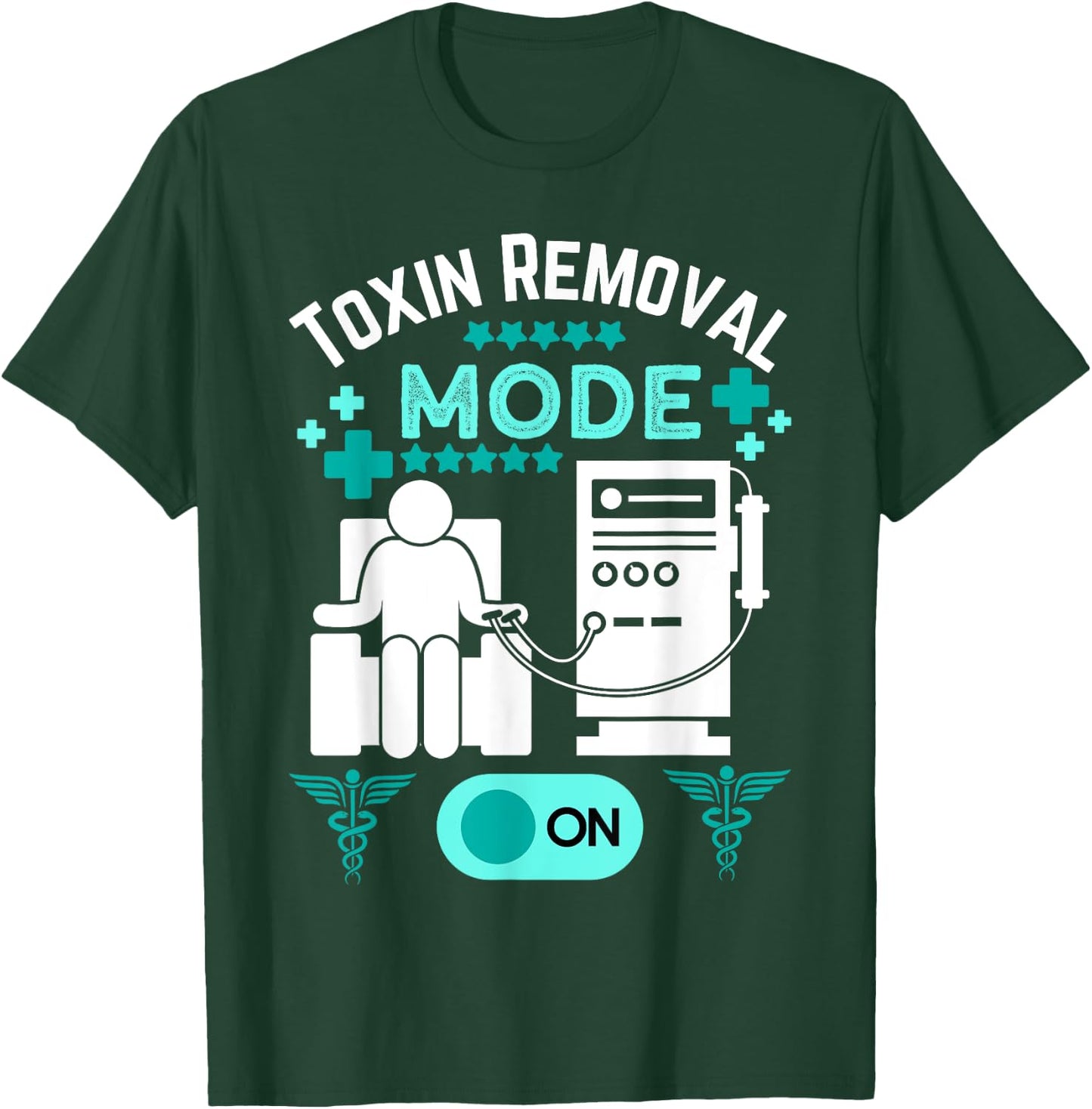 dialysis machine Technician nephrologist Tech -Adults Dialysis Technician Nurse Kidney RN Dialysis Tech T-Shirt - T-Shirt | Forest