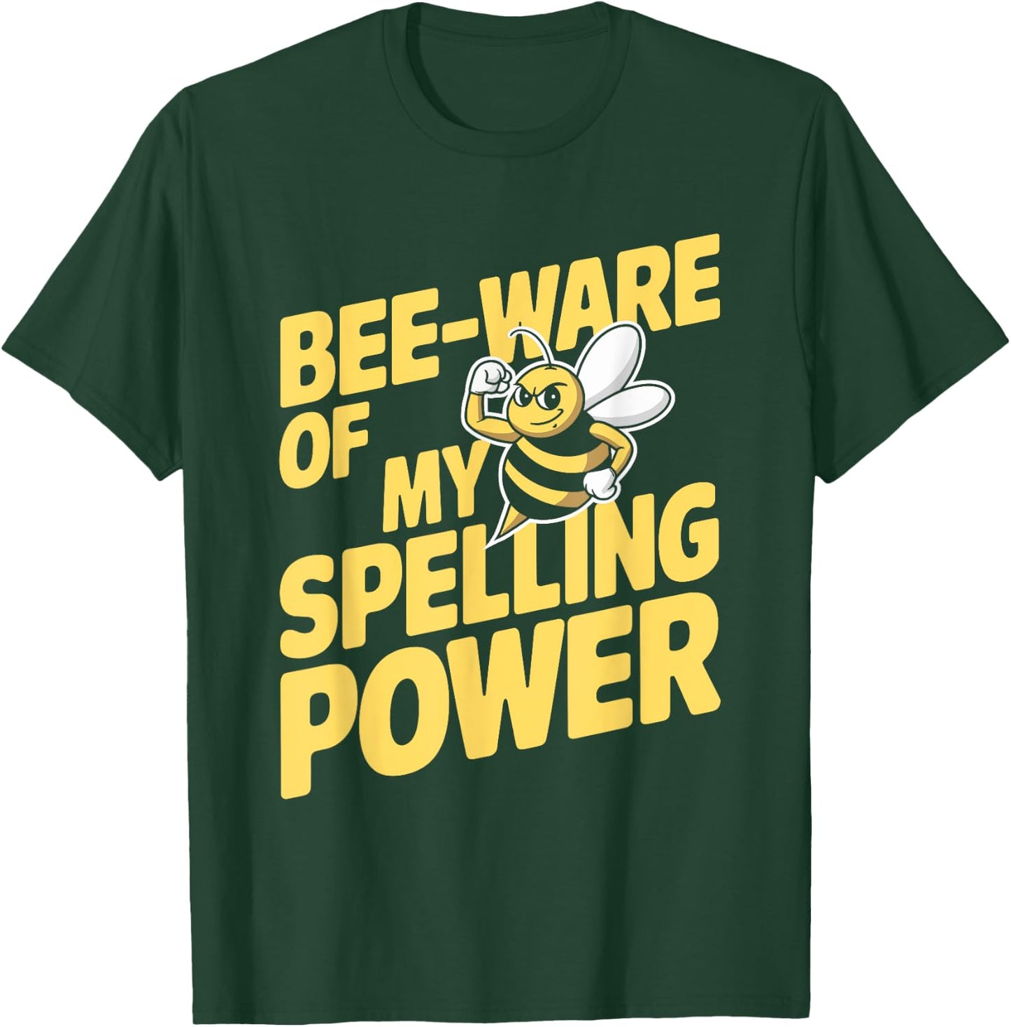 Spelling Bee Humor Spelling Champion Word Nerd Spelling T-Shirt - T-Shirt | Forest