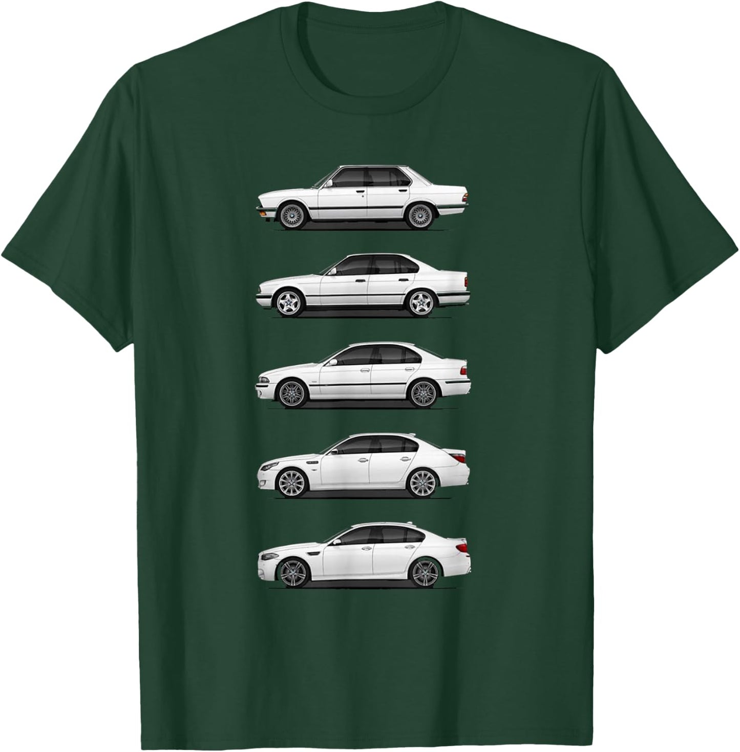 E39 5 Series - Evolution T-Shirt - T-Shirt | Forest
