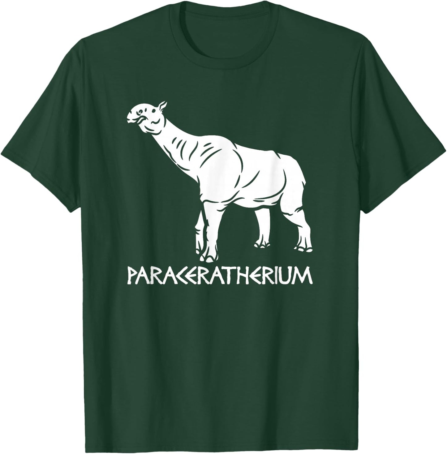 Paraceratherium - Extinct Animal Rhino Paleontology T-Shirt - T-Shirt | Forest