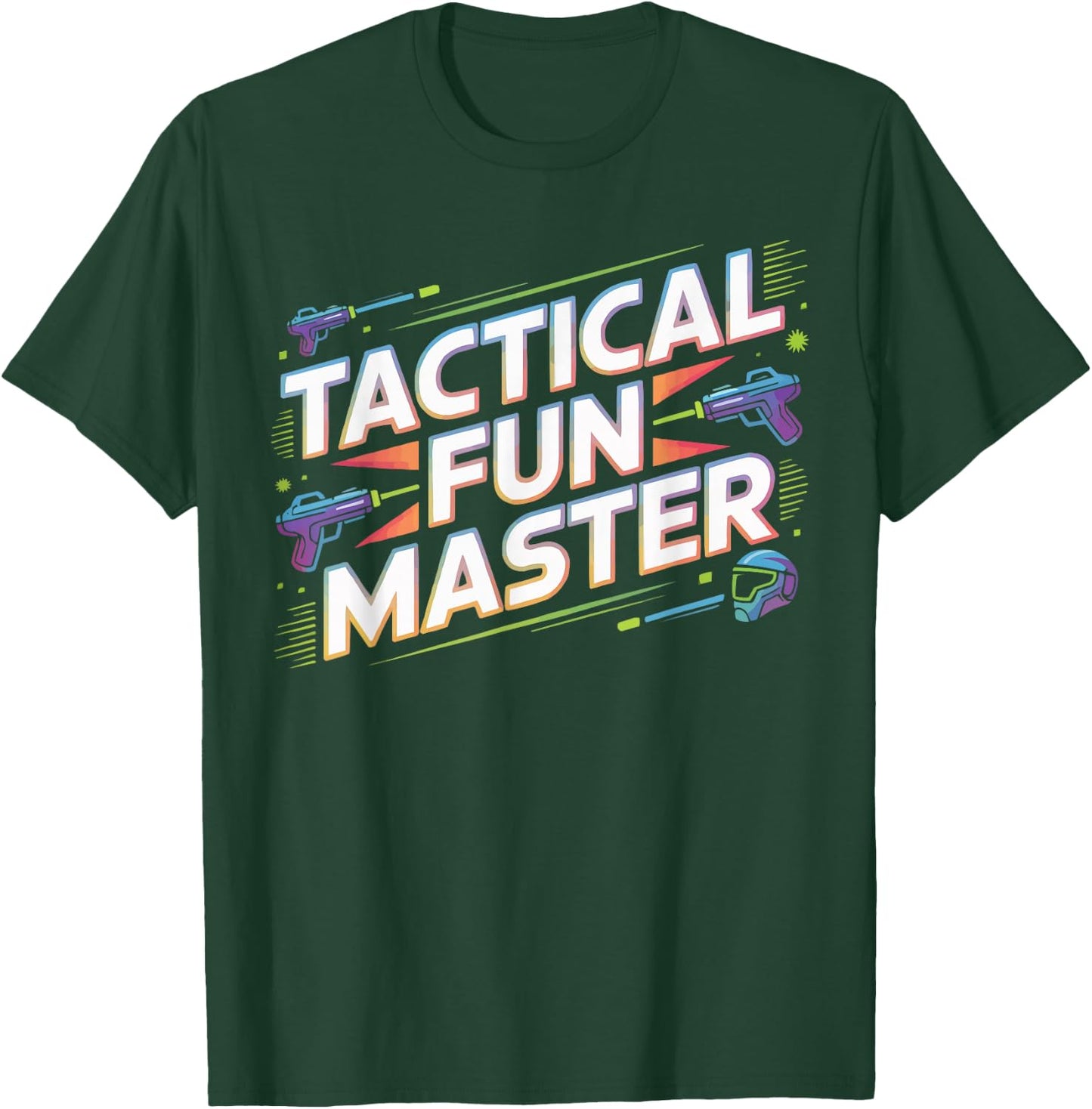 Laser Tag Pistol Lasertag Player Gungame Laser Tagging T-Shirt - T-Shirt | Forest