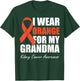 I Wear Orange For My Grandma Kidney Cancer Awareness T-Shirt - T-Shirt | Forest