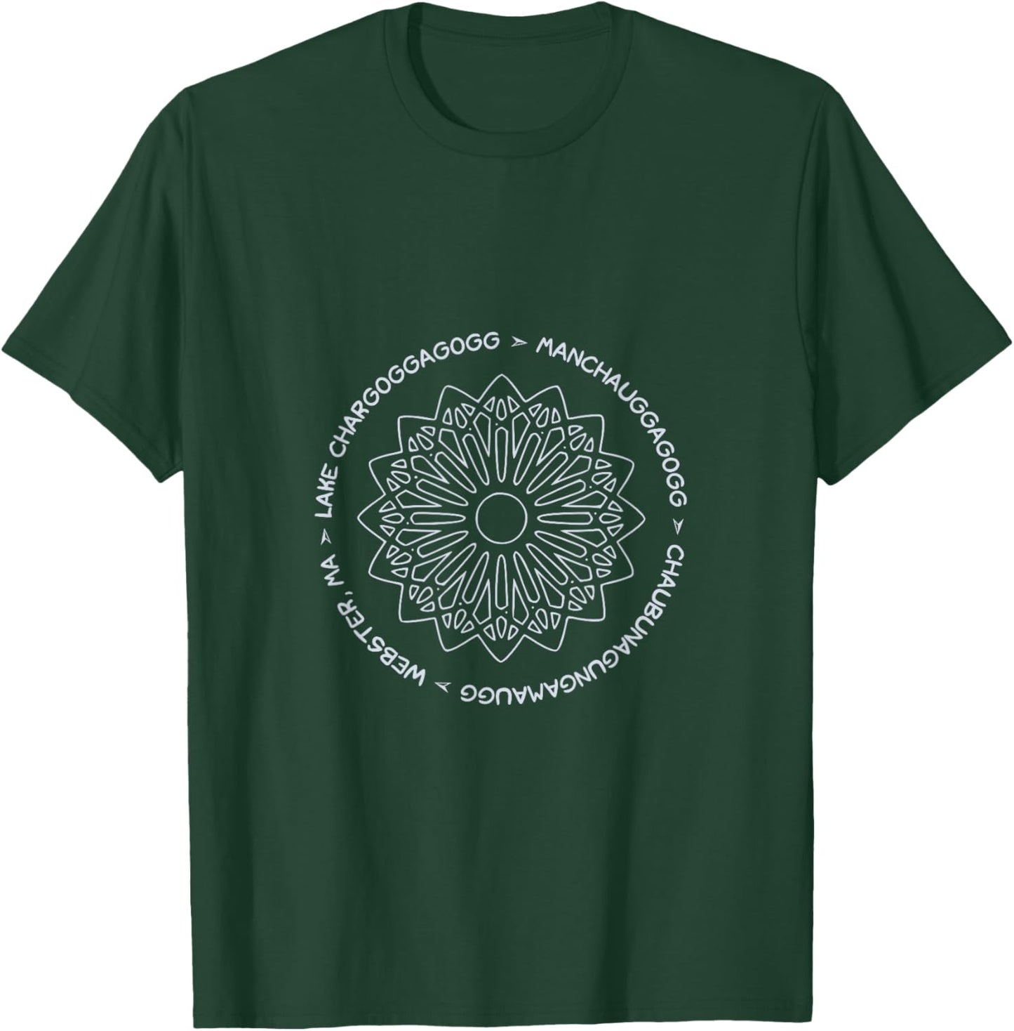 Lake Chargoggagogg Webster Lake MA Nipmuc Bartlett Indians T-Shirt - T-Shirt | Forest