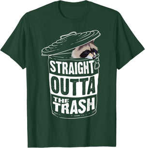 Straight Outta The Trash | Cool Trash Panda Gift T-Shirt - T-Shirt | Forest