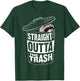 Straight Outta The Trash | Cool Trash Panda Gift T-Shirt - T-Shirt | Forest