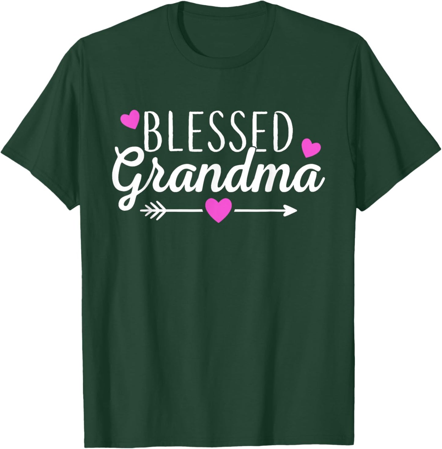 Blessed Grandma For Cute Grandmother Women Mothers Day T-Shirt - T-Shirt | Forest